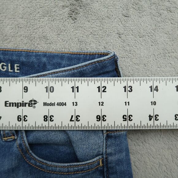 American Eagle Jeans Women's Size 2/25 Long Blue High-Rise Jegging 30.5" Inseam - Picture 3 of 16